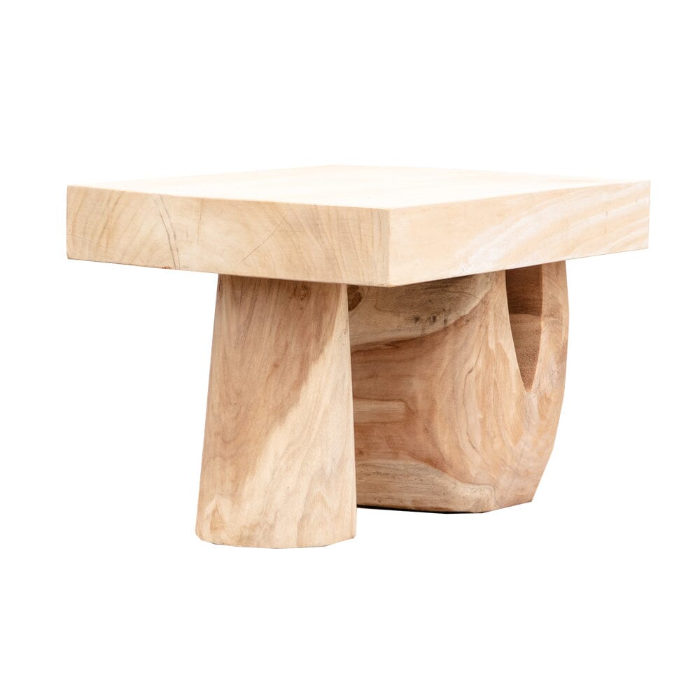 Abstract Teak Side Table IV